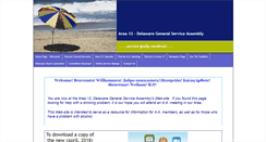 Desktop Screenshot of delawareaa.org